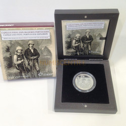 Moeda 2,5€ Comemorativa Exploradores Europeus 2011 Prata Proof