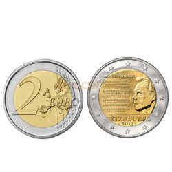 2 Euros Hino Nacional Luxemburgo 2013