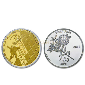 Moeda Jogos Olimpicos Londres 2012 Lamelar Proof