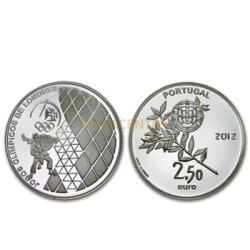 Moeda Jogos Olimpicos Londres 2012 Prata Proof