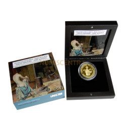 Moeda 2,5€ Comemorativa Jose Malhoa 2012 Ouro Proof
