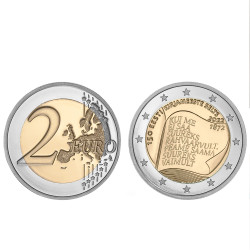 Moeda 2 Euro 150 Anos da Sociedade Literária Estónia 2022