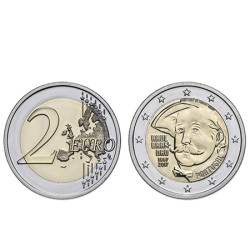 Moeda 2 Euro 150 Anos Nascimento Raul Brandão Portugal 2017 BNC