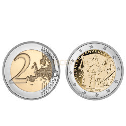 Moeda 2 Euro 175 Anos Constituição de Paulskirche Alemanha 2024 J