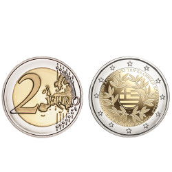 Moeda 2 Euros 200º Aniversário da Revolução Grécia 2021