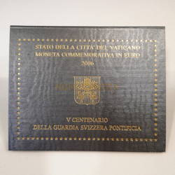 Moeda 2 Euros 5 Centenário da Guarda Suiça Pontificia Vaticano 2006