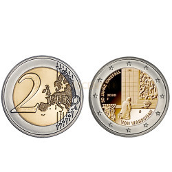 Moeda 2 Euro 50 Anos Genuflexão Varsóvia Alemanha 2020 A