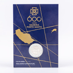 Moeda 2 Euro 600 anos Descobrimentos da Madeira BNC Portugal 2019