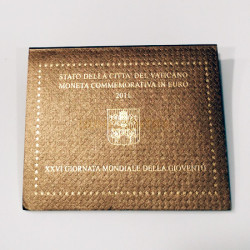 Moeda 2 Euros XXvi Jornada Mundial Juventude Vaticano 2011