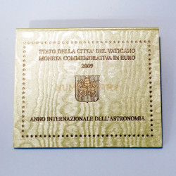 Moeda 2 Euros Ano Internacional da Astronomia Vaticano 2009
