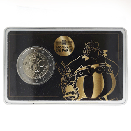 Moeda 2 Euro Asterix - Obelix França 2019 (Coincard)