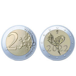 Moeda 2 Euro Ballet Nacional Finlândia 2022