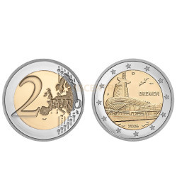 Moeda 2 Euro Bremen Alemanha 2026 A