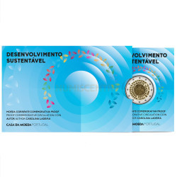 Moeda 2 Euros Desenvolvimento Sustentável Portugal 2025 Proof