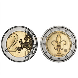 Moeda 2 Euros Escuteiros Sempre Alerta Sempre Pronto Portugal 2025