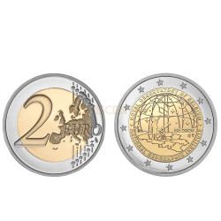 Moeda 2 Euro 50 Anos Instituto Geográfico Nacional Bélgica 2026