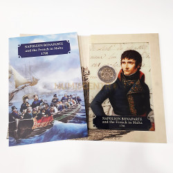 Moeda 2 Euros Napoleão Bonaparte 225 Anos Chegada dos Franceses a Malta 2023