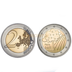 Moeda 2 Euros Natureza e Meio Ambiente Malta 2019