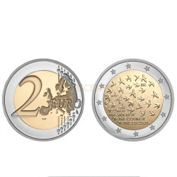 Moeda 2 Euro Presidência da Bélgica da UE Bélgica 2024 (UNC retirada de Rolo)