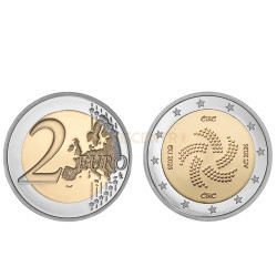 Moeda 2 Euro Presidência Irlandesa Do Conselho da EU Irlanda 2026