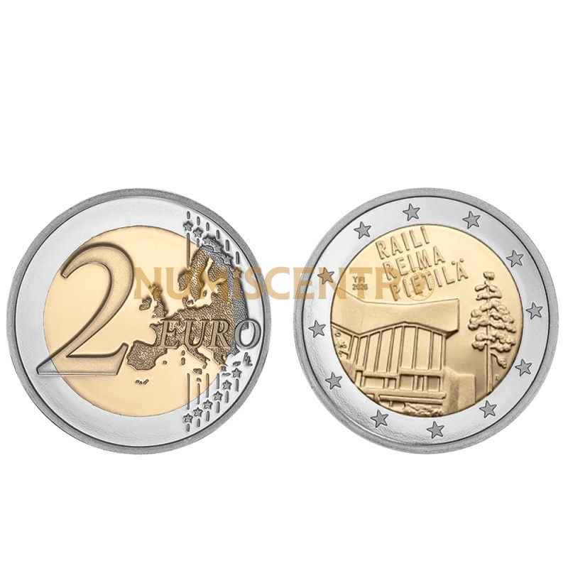 Moeda 2 Euro Raili e Reima Pietila Finlandia 2026 Coincard