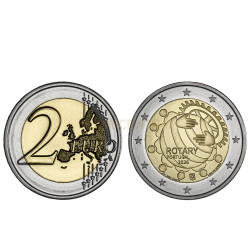 Moeda 2 Euros Rotary Portugal 2026