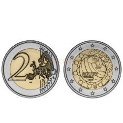 Moeda 2 Euros Rotary Portugal 2026 BNC