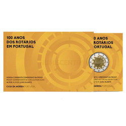 Moeda 2 Euros Rotary Portugal 2026 Proof