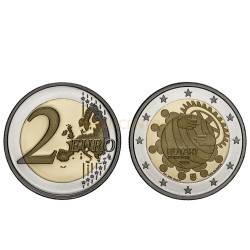 Moeda 2 Euros Rotary Portugal 2026 Proof