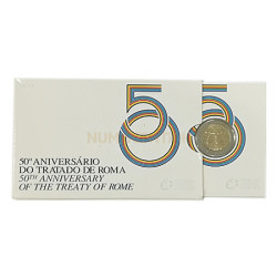Moeda 2 Euros Tratado Roma Portugal 2007 Proof