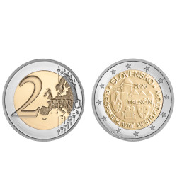 Moeda 2 Euro Trenchin Capital Europeia da Cultura Eslováquia 2026