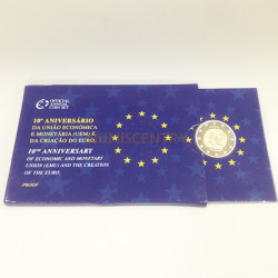 2 Euros 10 Aniversário da UEM Portugal 2009 Proof