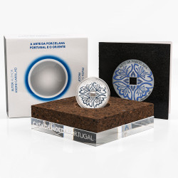 Moeda 5€ Arte da Porcelana Portugal 2022 Prata Proof
