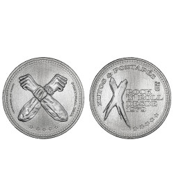 Moeda 5 Euros Xutos e Pontapés Portugal 2024 Cuproníquel