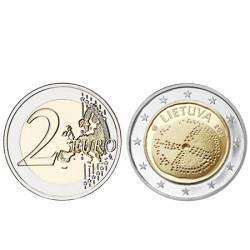 Moeda 2 Euro Cultura Báltica - Lituânia 2016