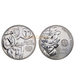 Moeda 2,5 Euro Comemorativa Cante Alentejano Portugal 2016 cuproniquel