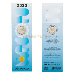 Moeda 1€ Comemoração Portugal 2023