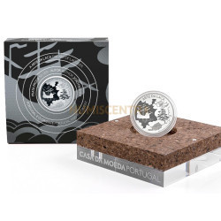 Moeda 5€ Arte da Laca Portugal 2021 Prata Proof