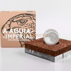 Moeda 5€ Comemorativa Águia Imperial 2018 Prata Proof