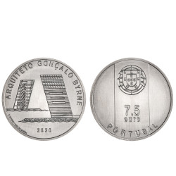 Moeda 7,5€ Comemorativa Arquitecto Gonçalo Byrne Portugal 2020 Prata 500