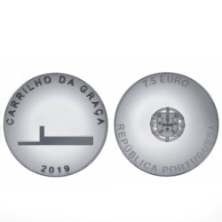 Moeda 7,5€ Carrilho da Graça Prata Proof Portugal 2019