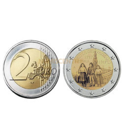 Moeda 2 Euros Centenário das Aparições de Fátima Vaticano 2017