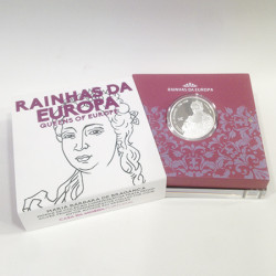 Moeda 5€ D Maria Bárbara de Bragança Prata Proof Portugal 2017