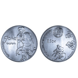 Moeda 7,5€ Joaquim Agostinho Prata Portugal 2019