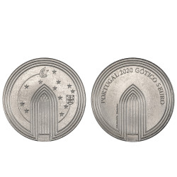 Moeda 5€ Comemorativa O Gótico Portugal 2020 cuproniquel