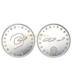 Moeda 2,5 Euro comemorativa Museu do Dinheiro Portugal 2016 (Normal)