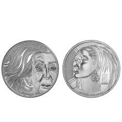 Moeda 5€ Simone de Oliveira A Diva Eterna Portugal 2025 Cuproníquel