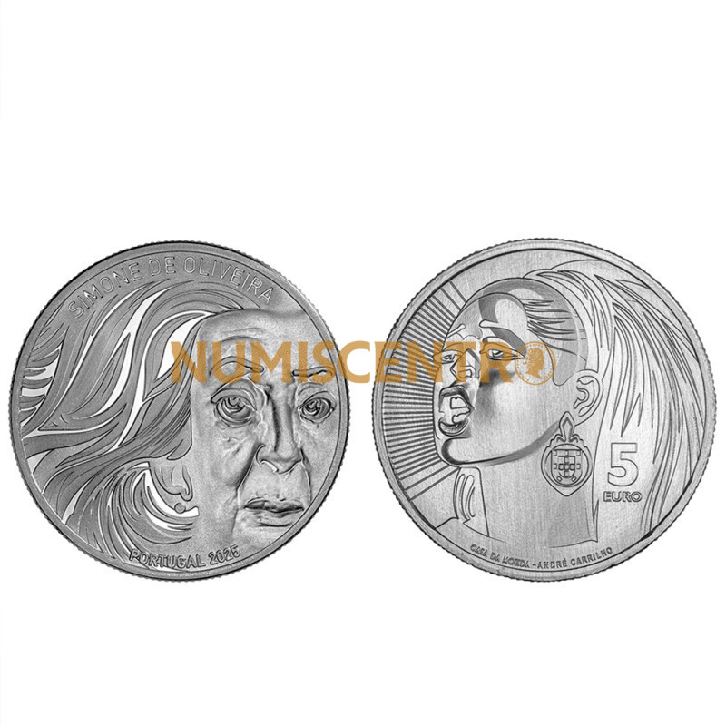 Moeda 5€ Simone de Oliveira A Diva Eterna Portugal 2025 Cuproníquel