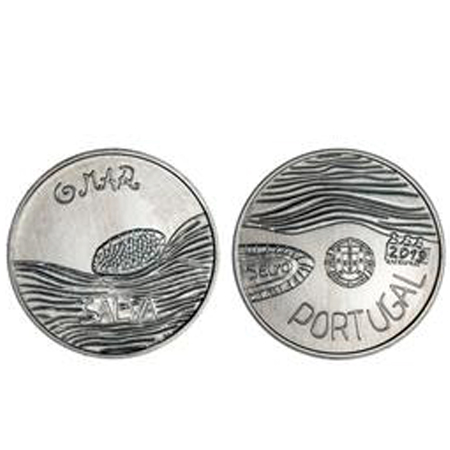 Moeda 5€ O Mar Cuproniquel Portugal 2019
