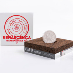 Moeda 5€ O Renascimento Prata Proof Portugal 2019